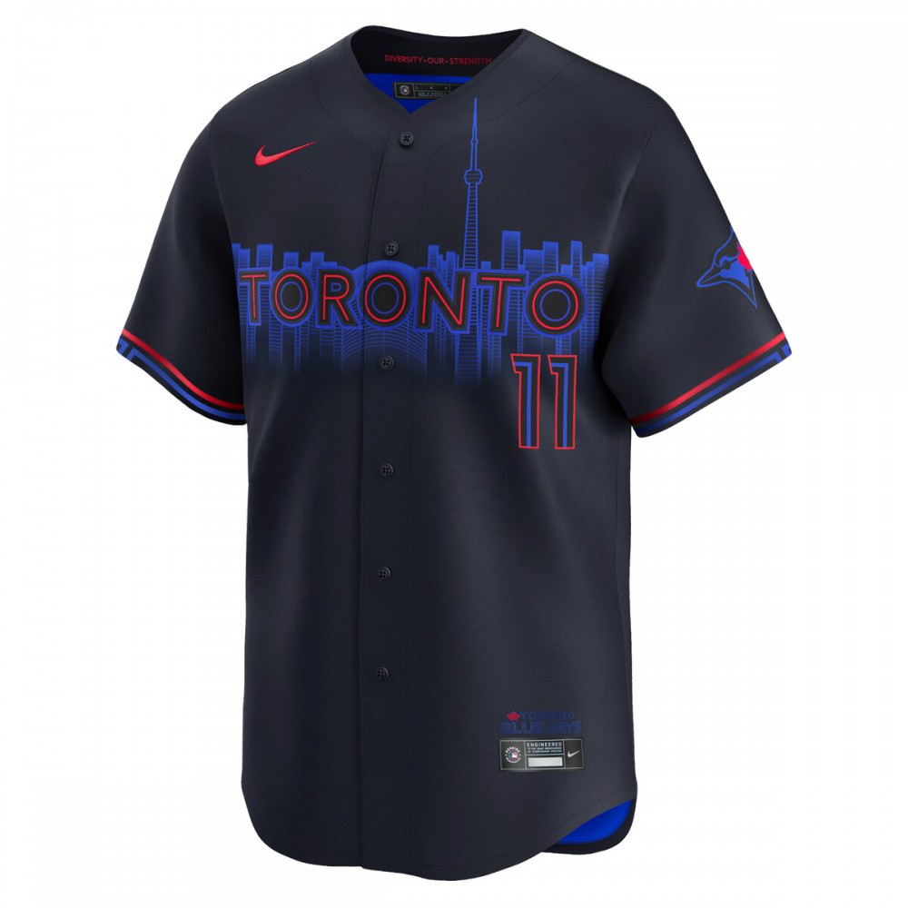 Bo Bichette Toronto Blue Jays 2024 City Connect Limited Player Jersey - Black-Pro Kit Vault | Brand New 26/27 Sports Jerseys
